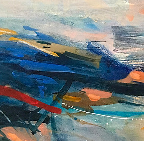 Detail of abstract art blue, turquiose, red.Kate Rochester.Glide..jpg