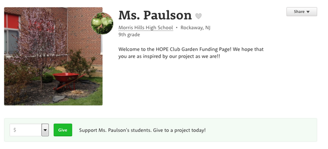 Third and First Person Realize the Garden Grant Went Live
