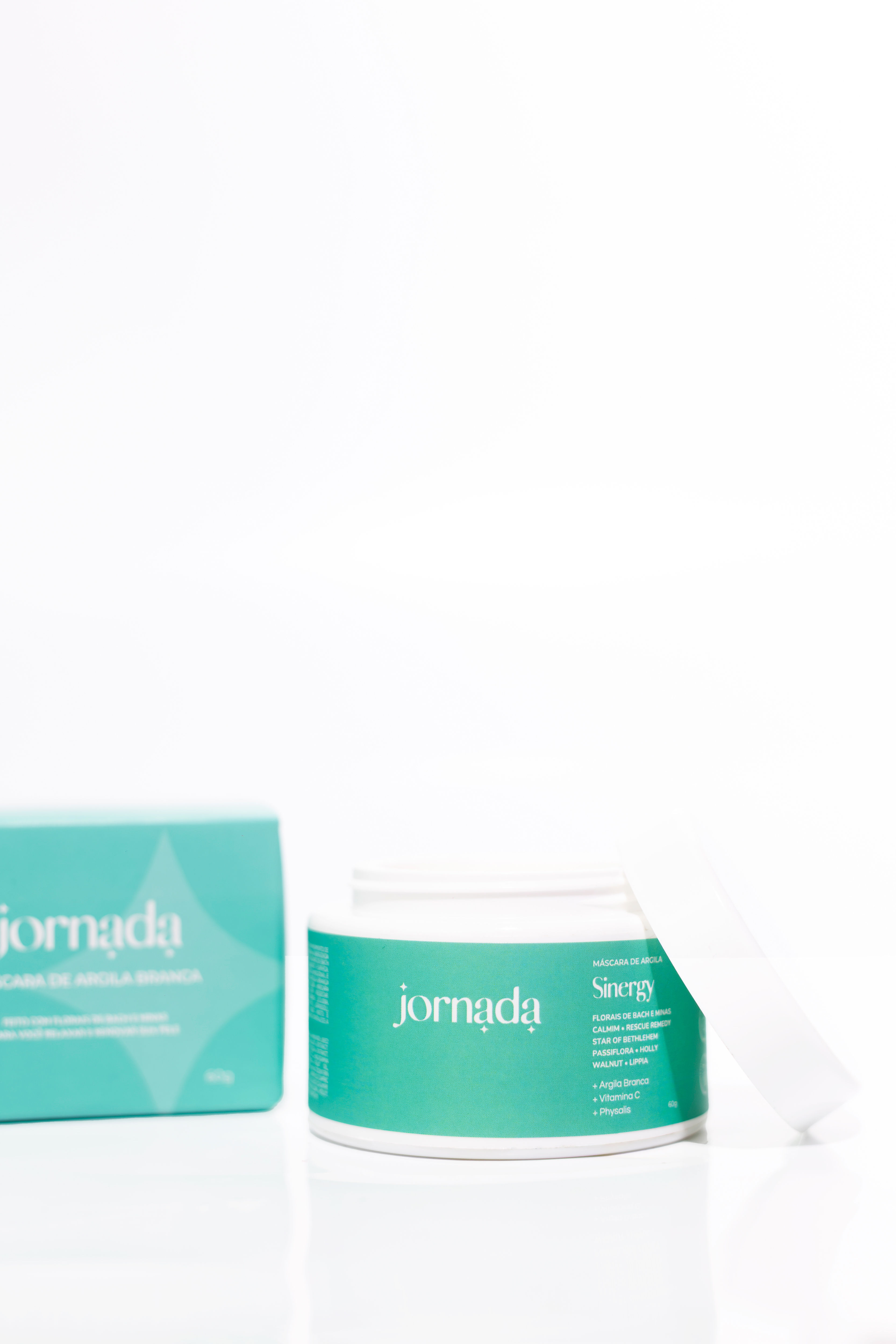 Máscara Facial Argila Branca Jornada Cosméticos Holísticos