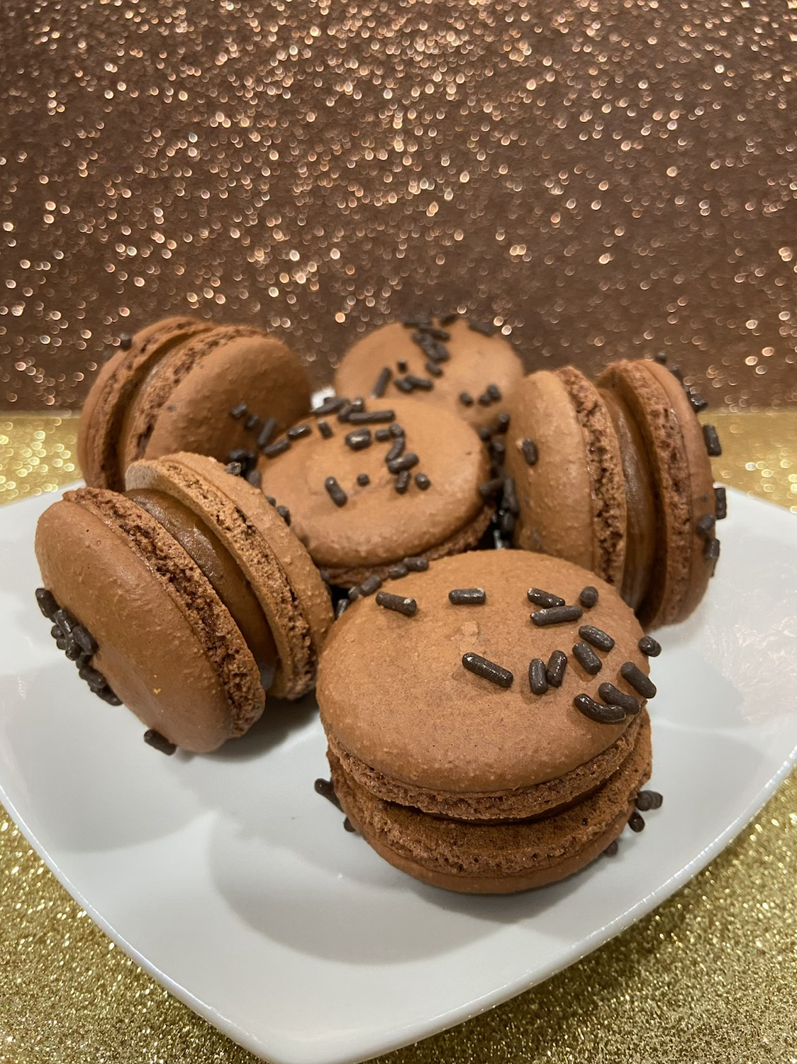 Chocolate Macarons 