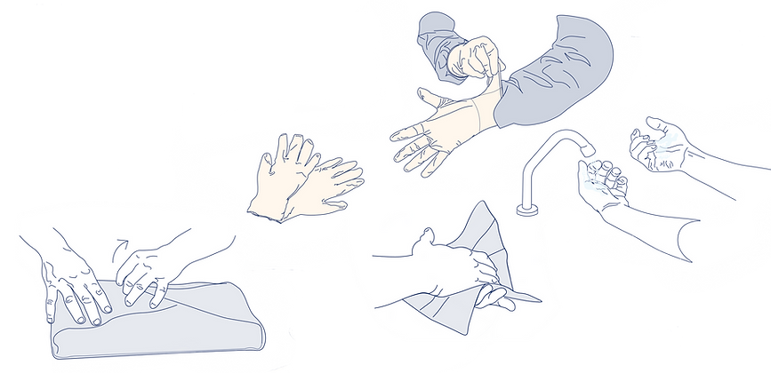 Donning Illustration