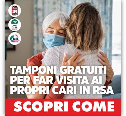 Visite in casa di riposo, il tampone per i familiari è gratis!