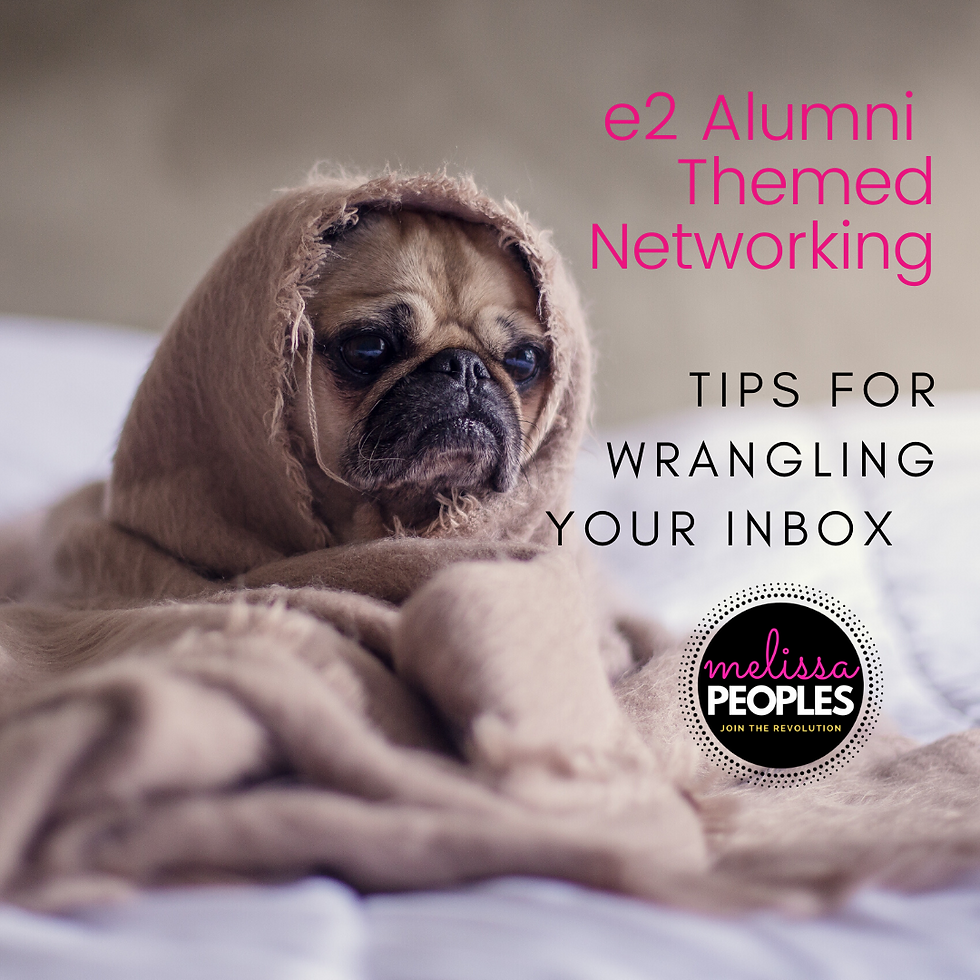 e2 Conference Alumni | Tips For Wrangling Your Inbox
