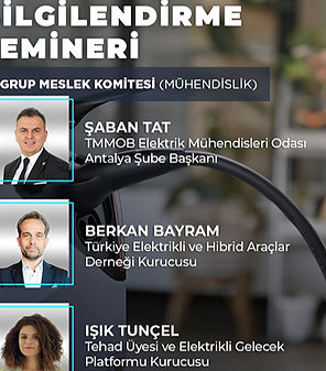 Elektrikli araçlar ve şarj istasyonları / E-Mobilite Bilgilendirme Semineri