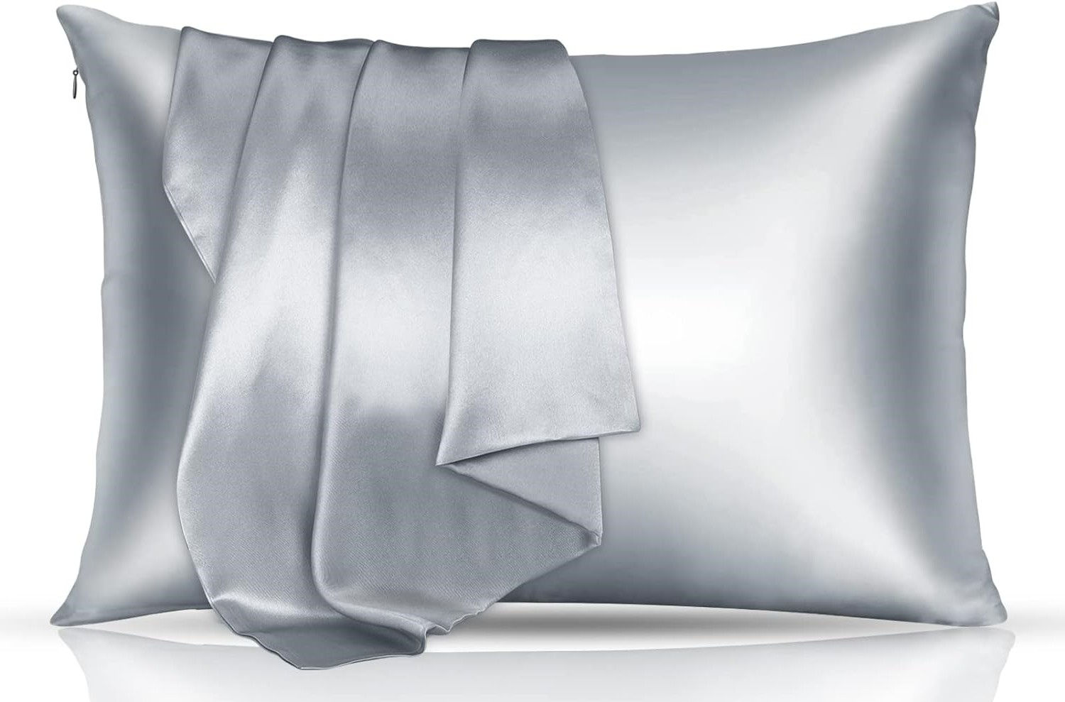 1 PC Silk Satin Toddler Pillowcase 35X50CM, Super Soft and Silky Cooling Travel