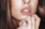 face woman with parts text: Exclusive social content only for evolus injectors