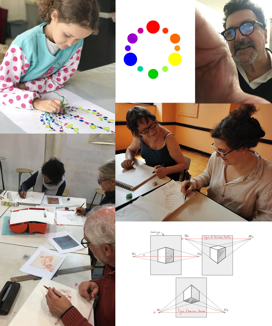 Image composée avec des visuels du cours