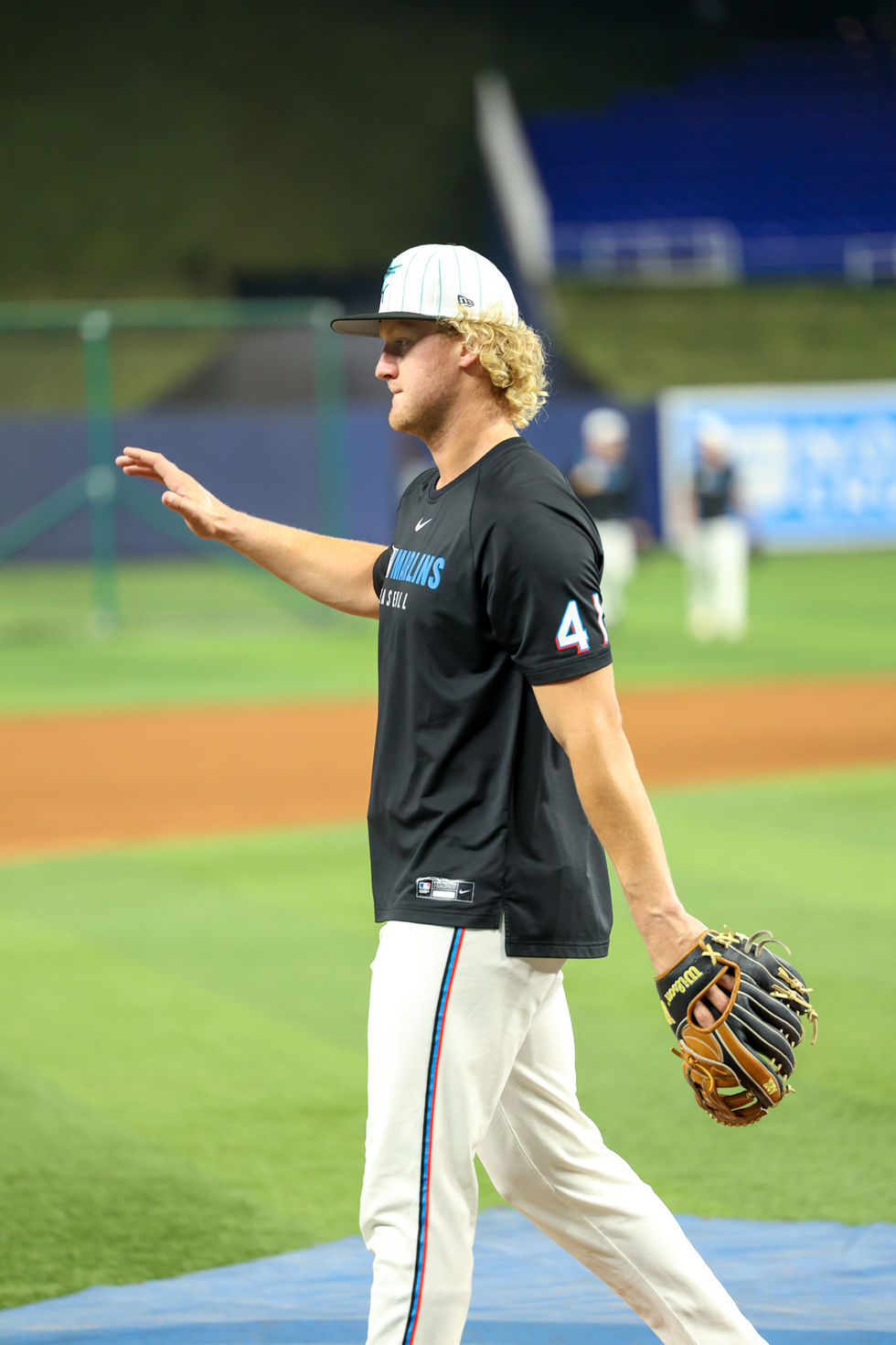 Left fielder, Joey Wiemer #41