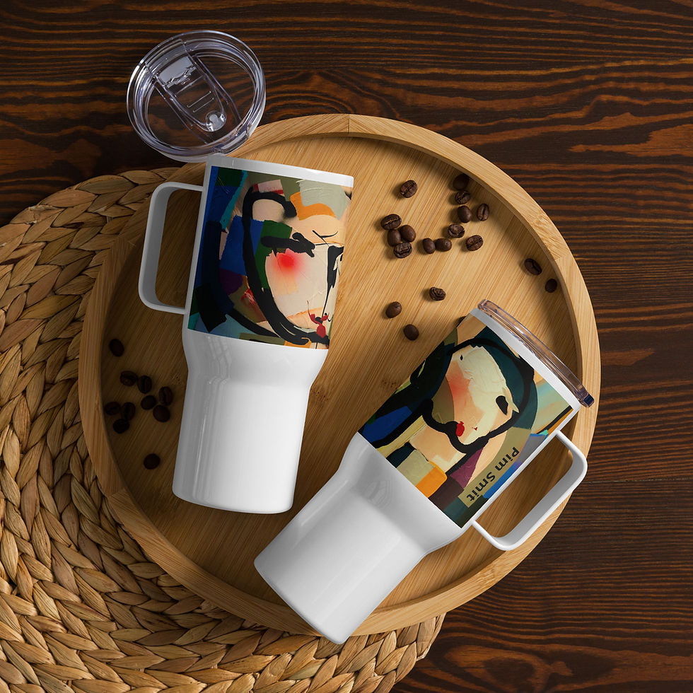Miniaturbild: Travel mug with a handle