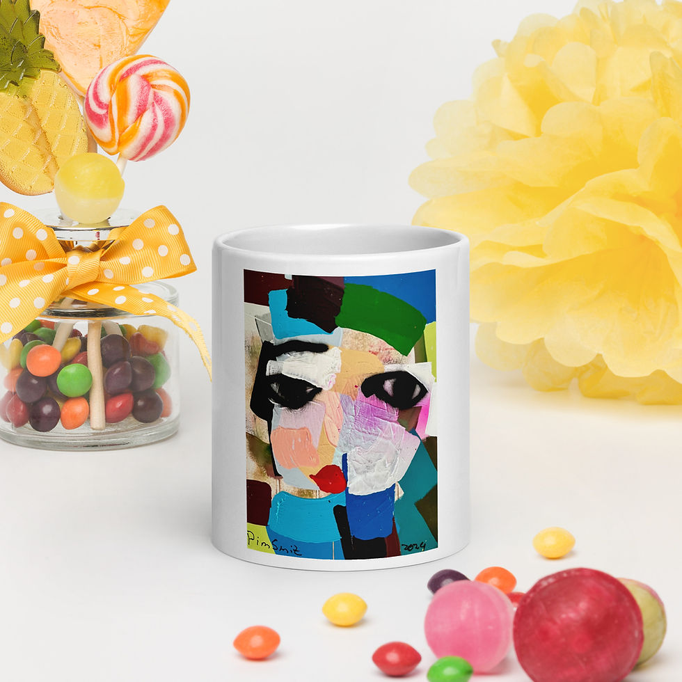 Miniatura: White glossy mug