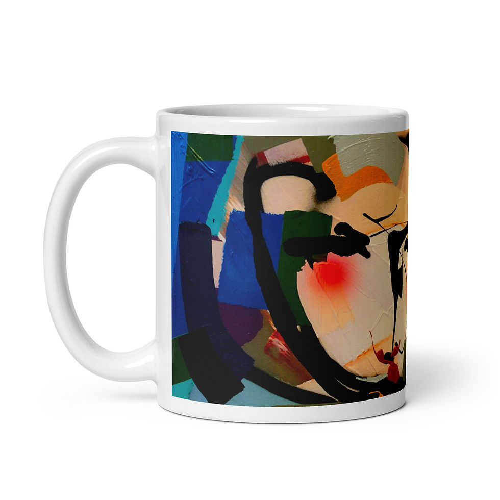 Miniaturbild: White glossy mug