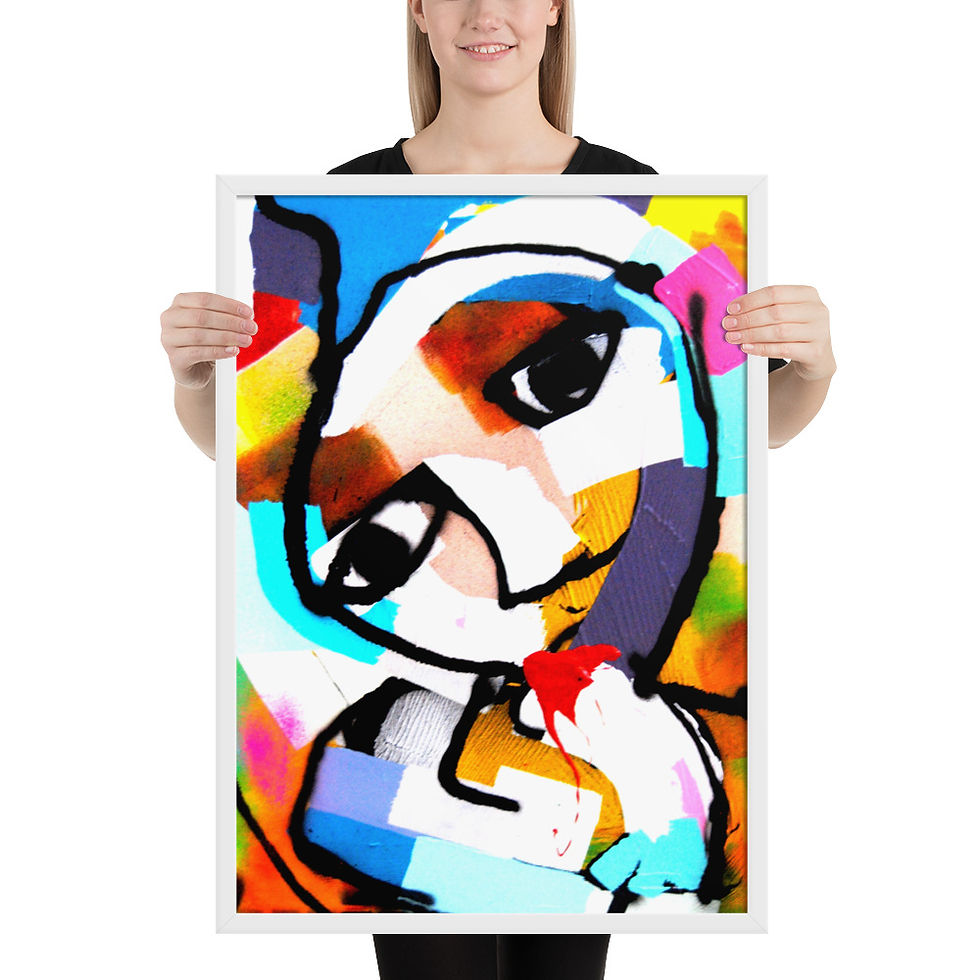 Miniature : Framed matte paper poster 50*70
