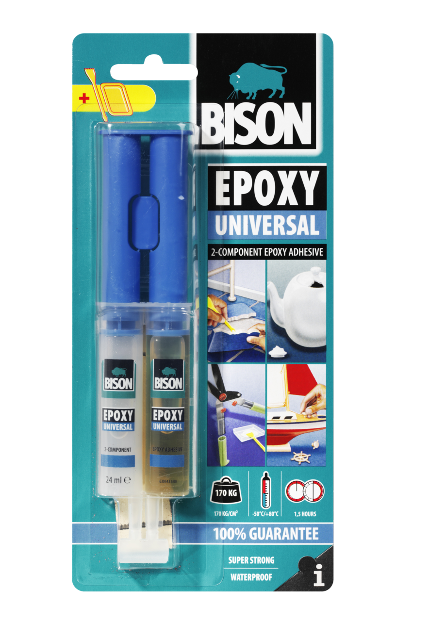 BISON EPOXY UNIVERSAL - Adeziv DOUĂ COMPONENTE (24