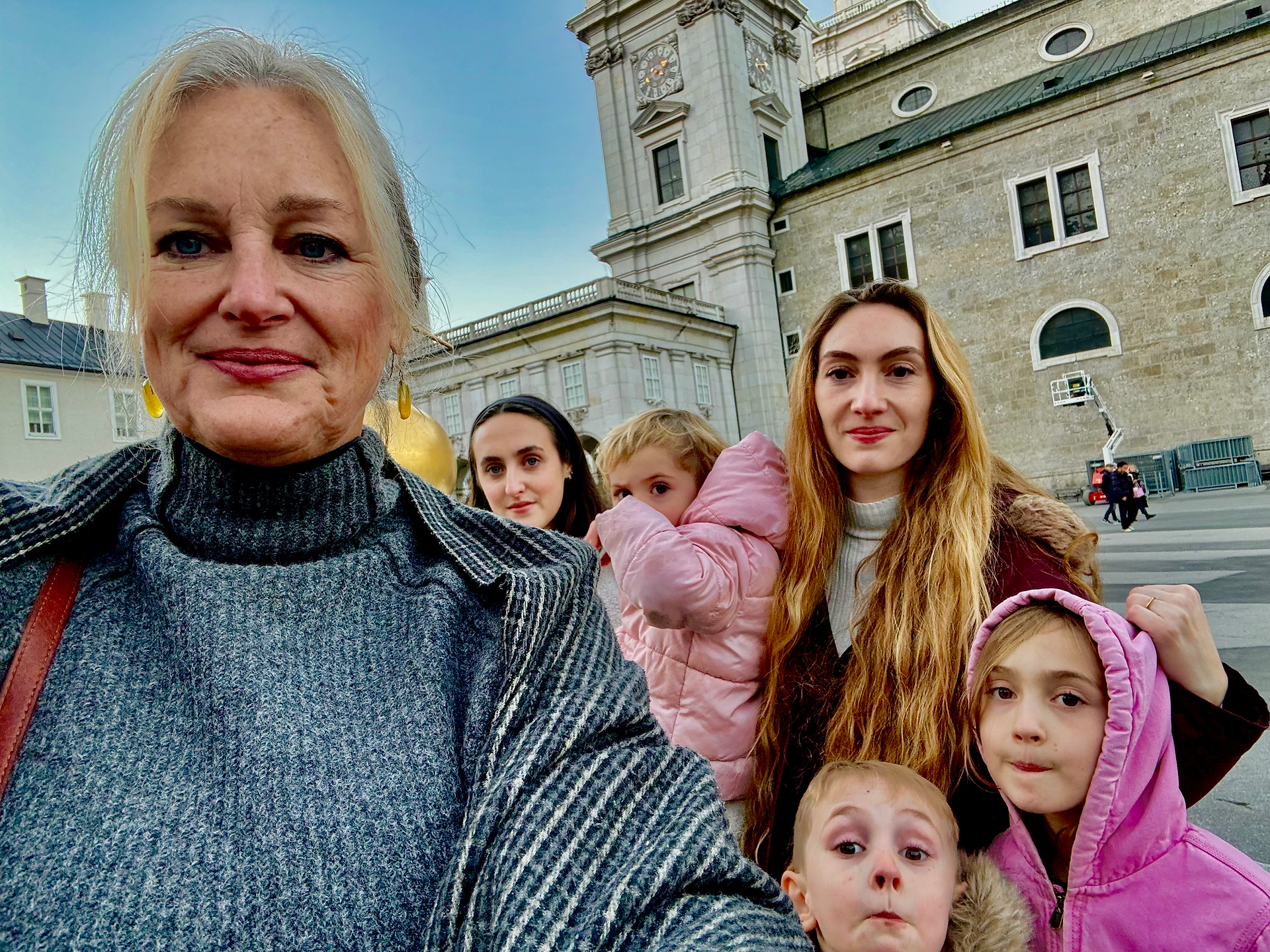 The family and I made sure to get one group shot in Salzburg.