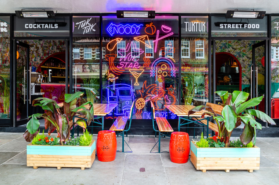 Branding, packaging and artwork for a Pan-Asian street food venue in North London