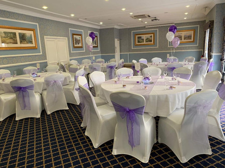 wedding decoration at carlton park rotherham