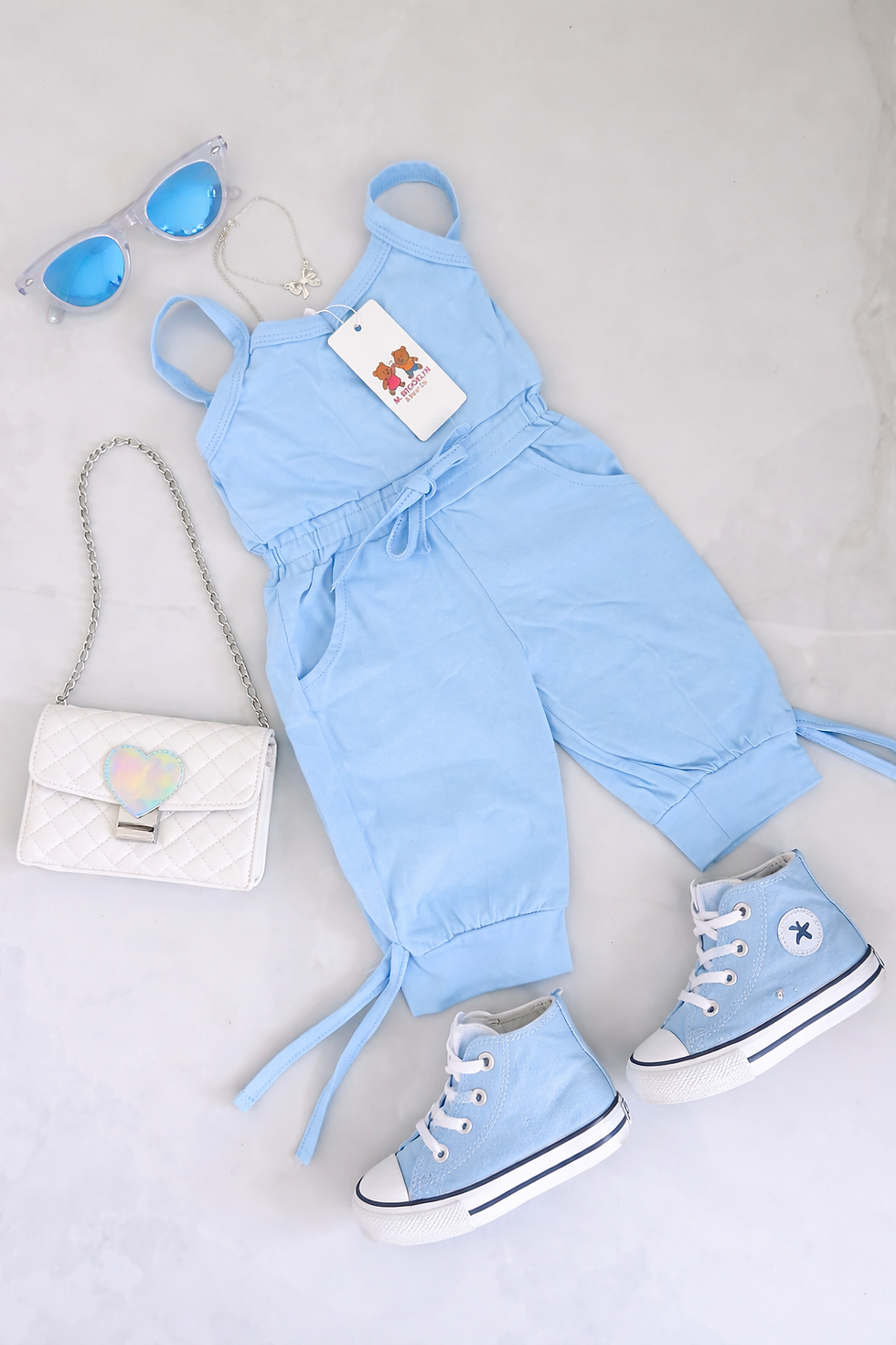 Thumbnail: Pretty Girl Romper - Blue