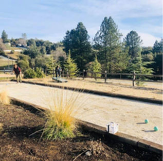 bocce court