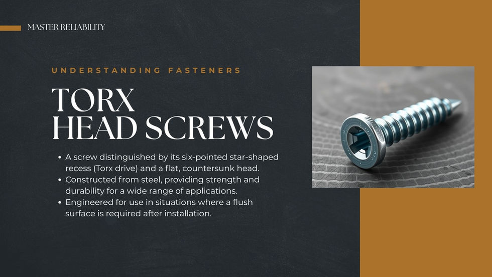 Torx Head Screws