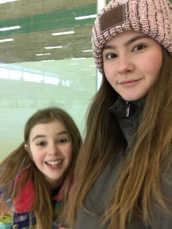 Lindsay and I Iceskating