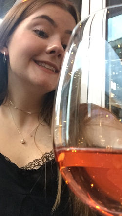Enjoying some Wine in Canada