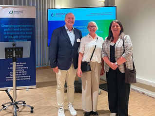 Umboð fyri Alzheimerfelagið á limafundi í Brússel