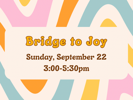 Inspiration behind the Bridge to Joy Workshop