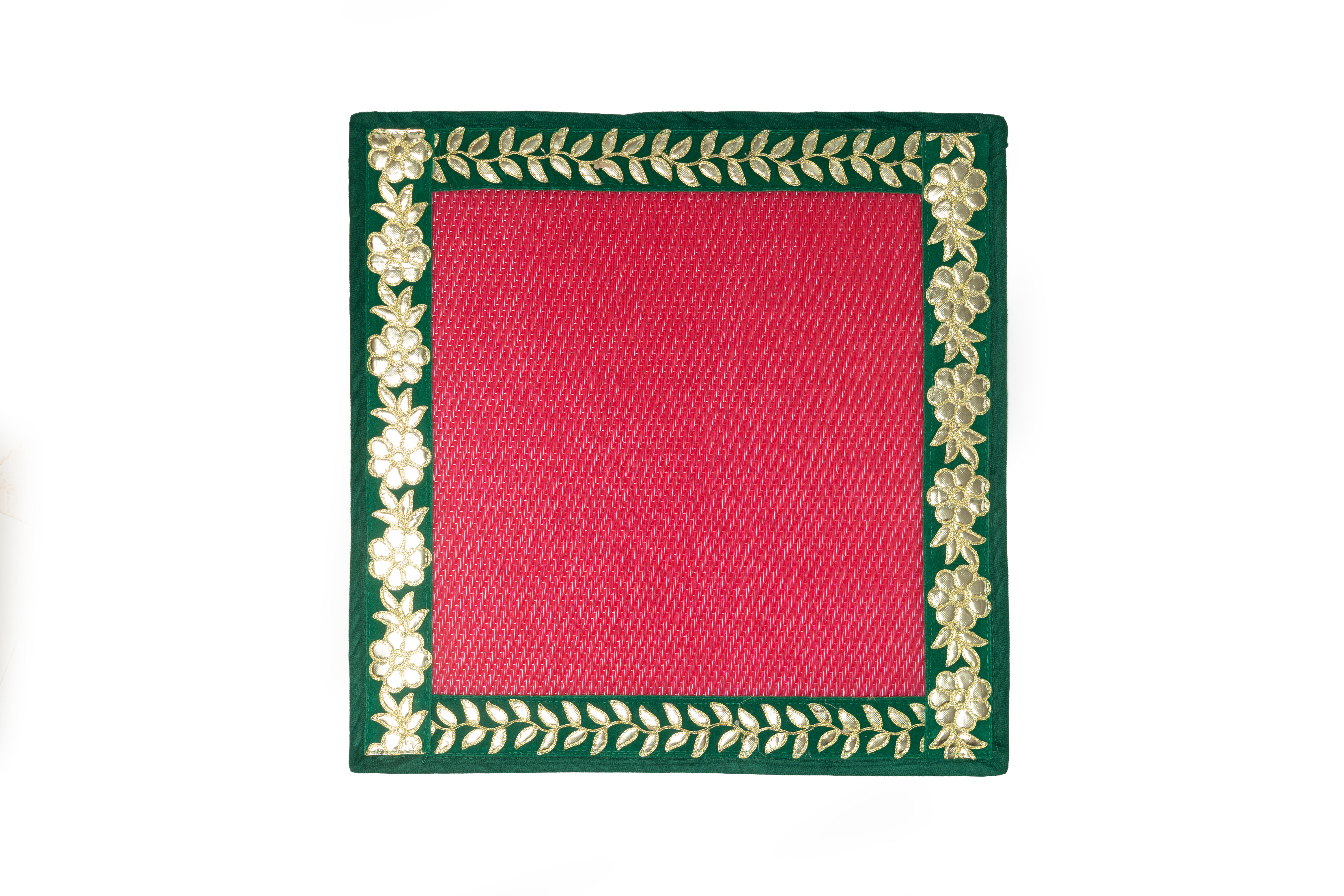 Decorative Mats/Plastic Mat - Dark Pink - Size 24 inch x 24 inch