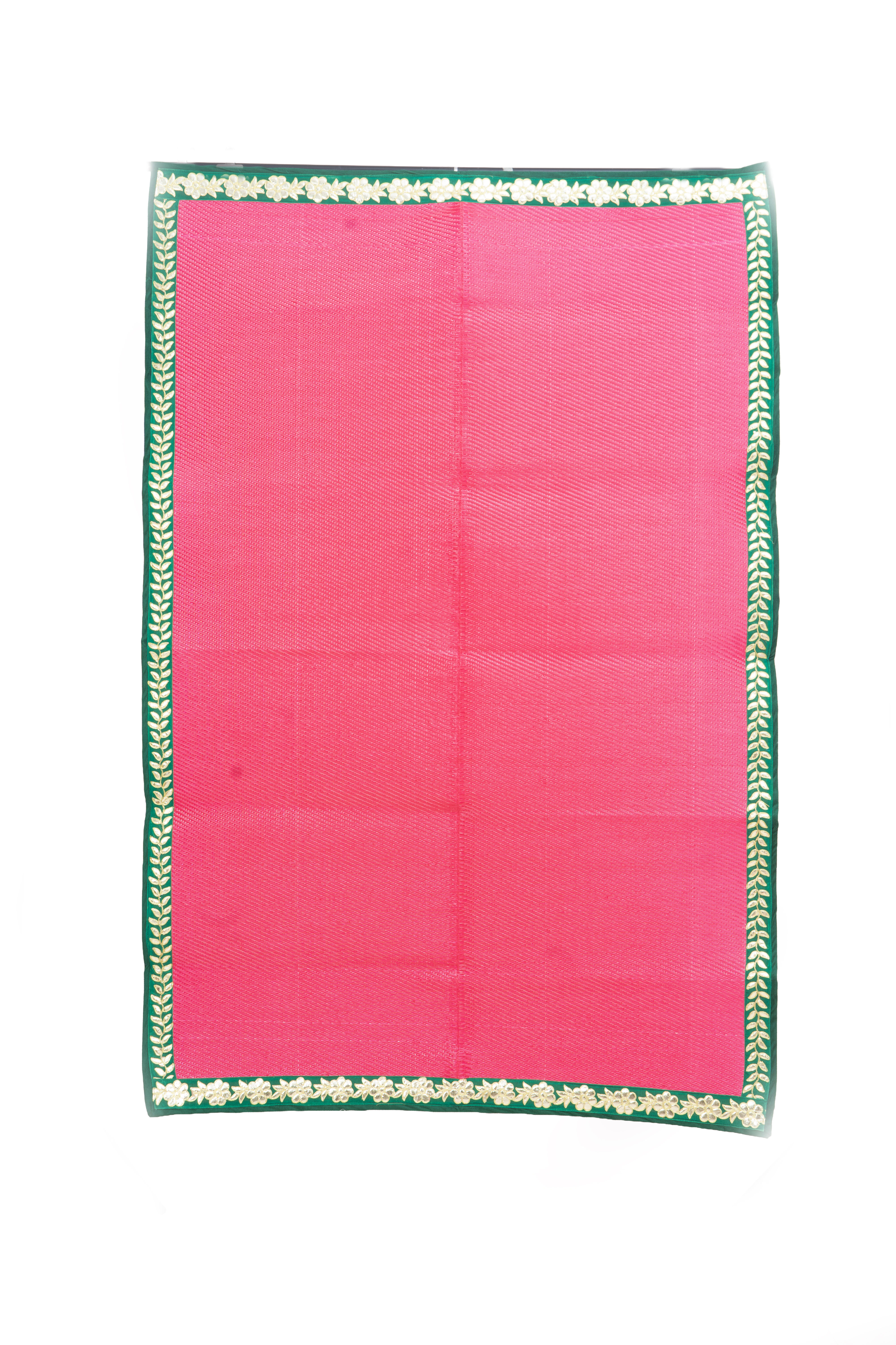 Decorative Mats/Plastic Mat - Dark Pink - Size 4ft x 6ft with Cover