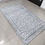 Thumbnail: Rugs / Durries -Ethnic Diamond Cotton Rug -Grey & White