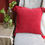 Thumbnail: Boho/Bohemian Style (Subtle Patterns) Cushion Covers - Red