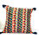 Thumbnail: Designer Cotton Handloom Cushion Covers - Black Red with Green Tussels