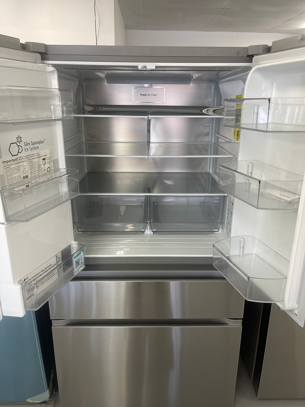 Thumbnail: 29 cu. ft.  Standard-Depth  4-Door  Refrigerator with Full-Covert Drawer