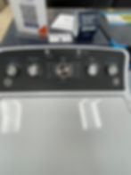 Thumbnail: GE 7.2 cu.ft Electric Dryer And 4.5 cu.ft Washer 