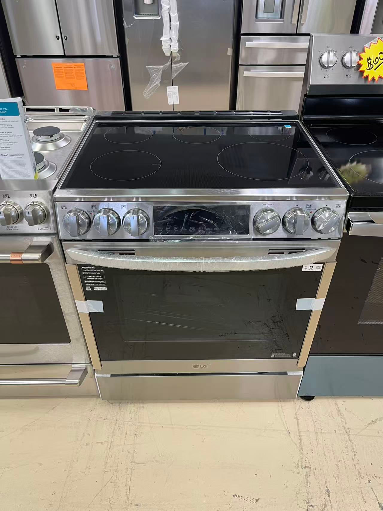 6.3cu. ft. Smart Induction Slide-in Range with InstaView®, ProBake Convection®