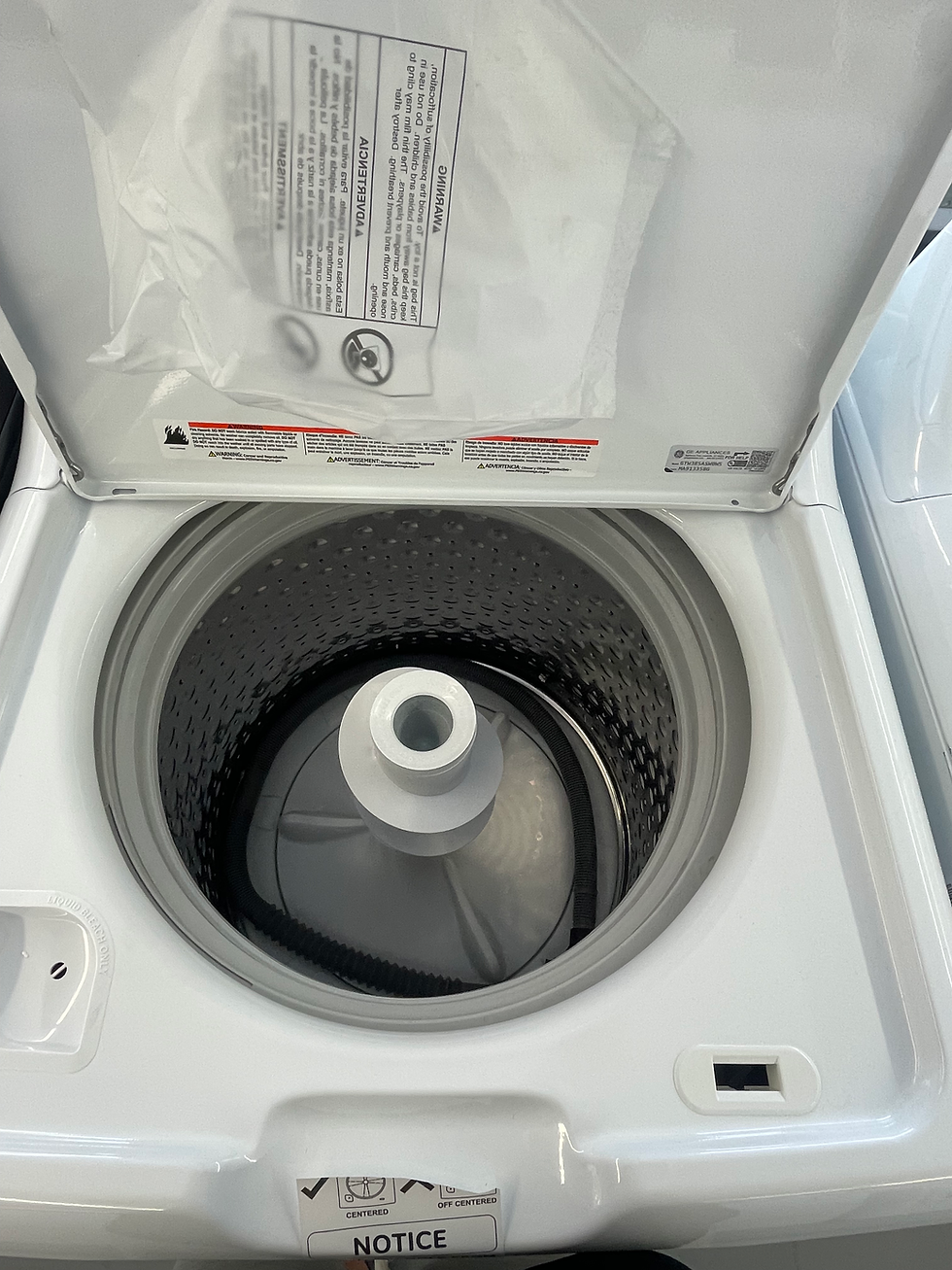 Thumbnail: GE 7.2 cu.ft Electric Dryer And 4.3 cu.ft Washer 