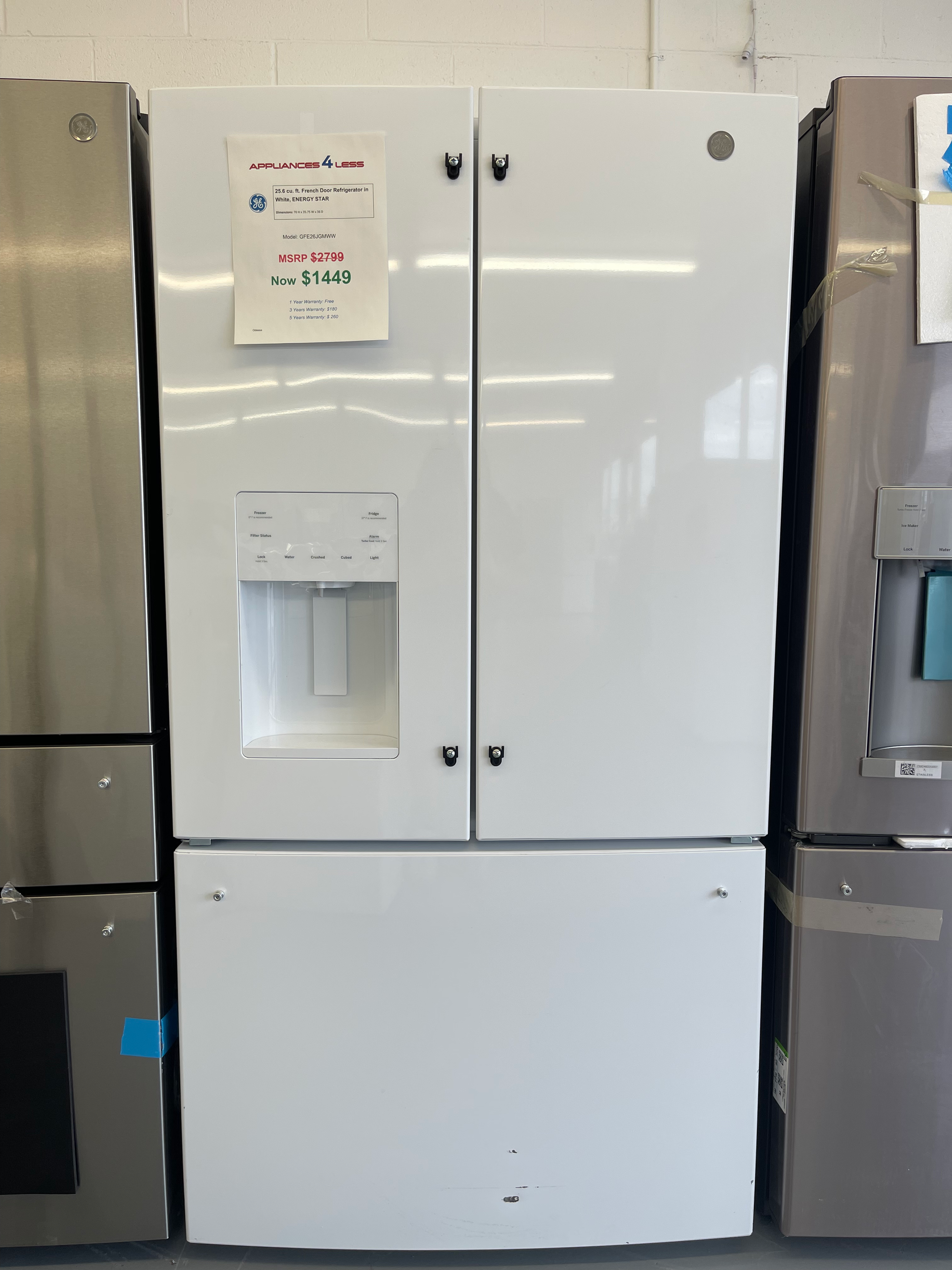 GE® ENERGY STAR® 25.7 Cu. Ft. French-Door Refrigerator  