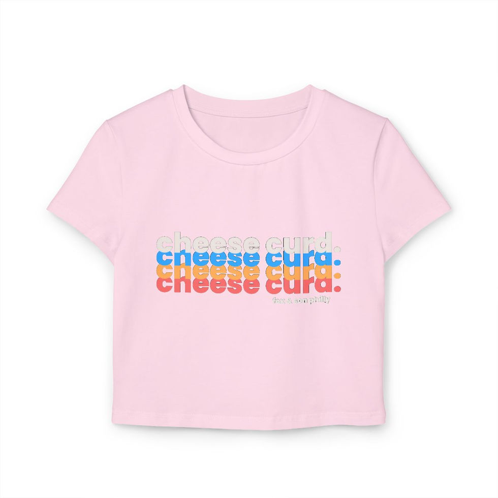 Thumbnail: Cheese Curd Women's Baby Tee