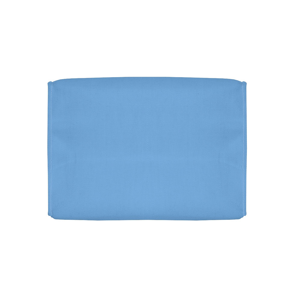 Thumbnail: Light Blue Cheese Curd Polyester Lunch Bag