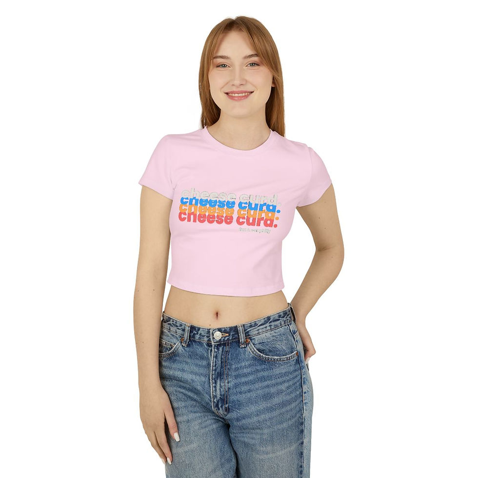 Thumbnail: Cheese Curd Women's Baby Tee