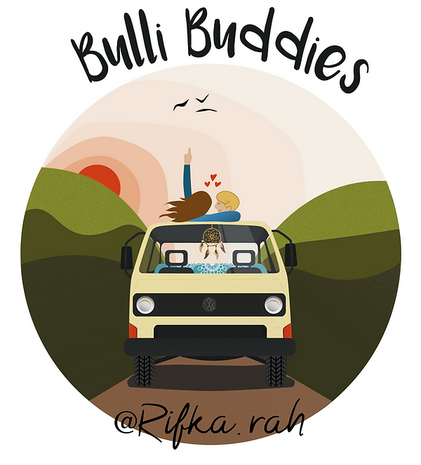 Bulli Buddies Illustration VW t3 - Rifka rah