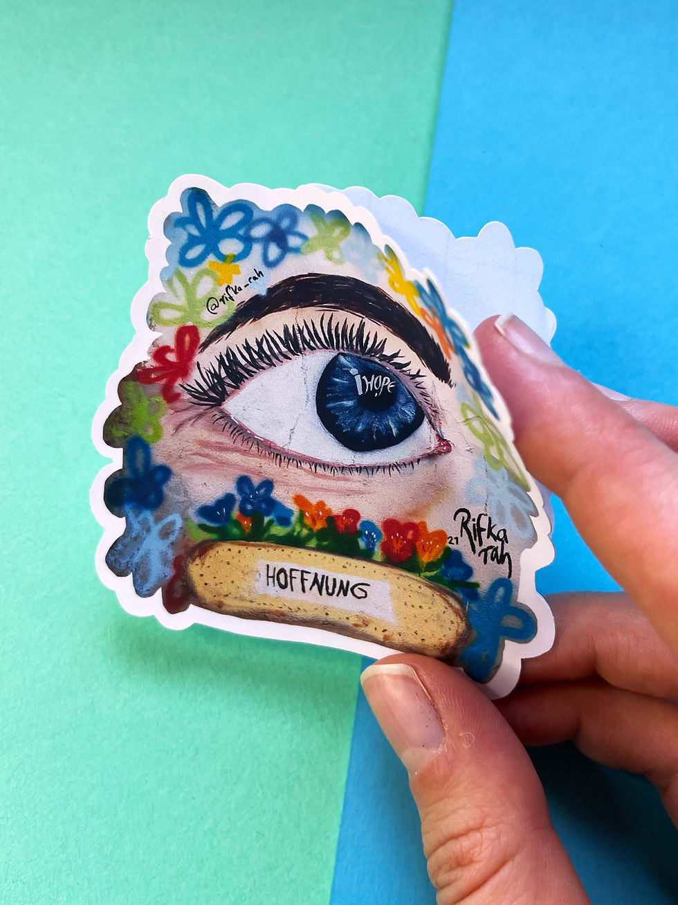 Miniaturbild: 1x Hope Auge - Sticker (Vinyl Matt)