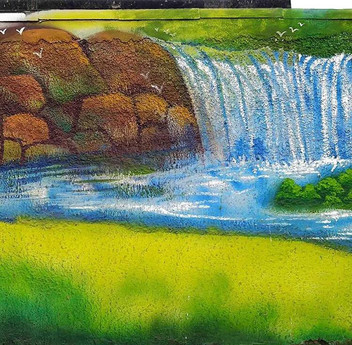 Band Stand Artwork on World Environment Day with Rotary Club