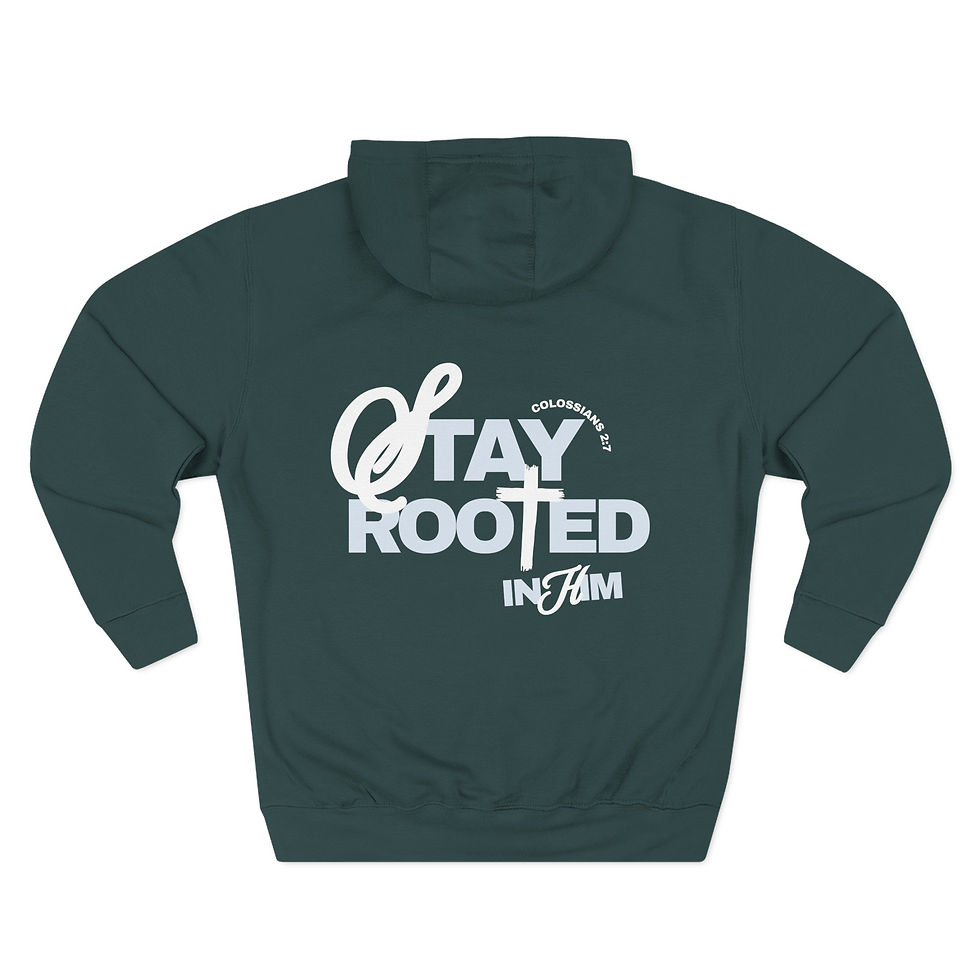 Thumbnail: Colossians 2:7 Stay Rooted Hoodie