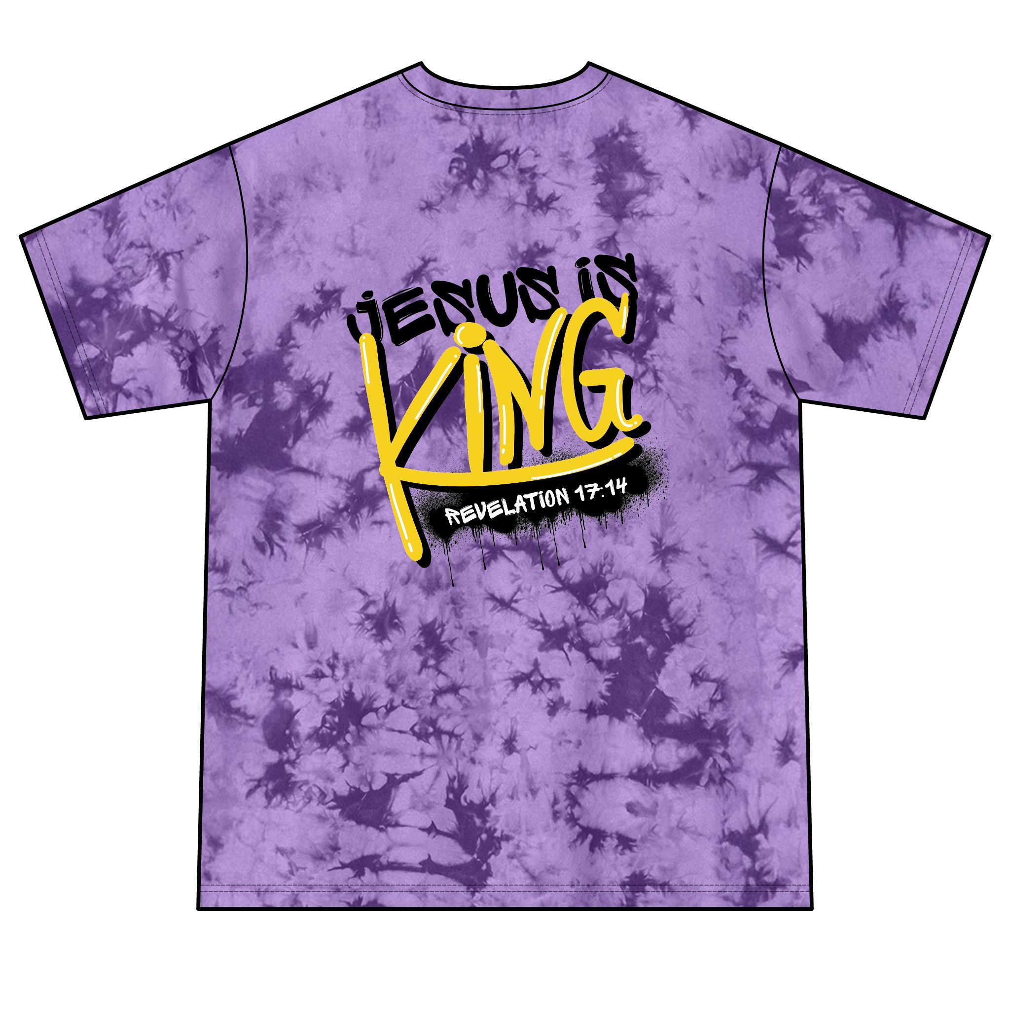 Jesus Is King Tie Dye Tee