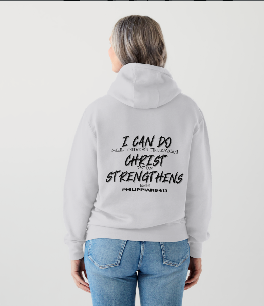 Thumbnail: Philippians 4:13 Gym Hoodie