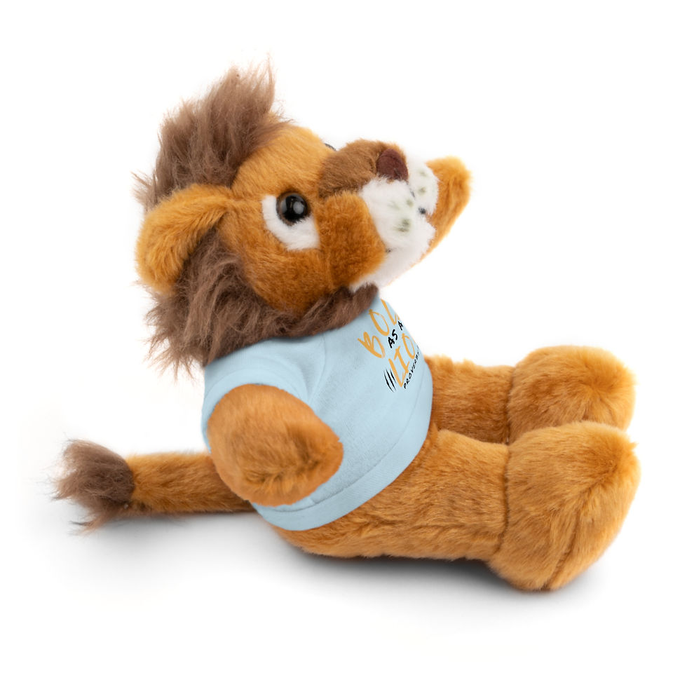 Thumbnail: Proverbs 28:1 Stuffed Animal Lion