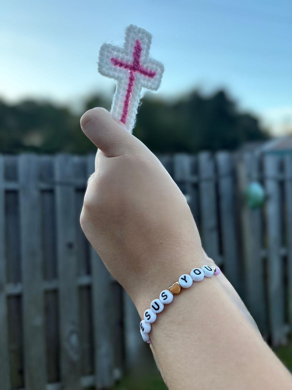 Thumbnail: Jesus Loves You Handmade Clay Bracelets
