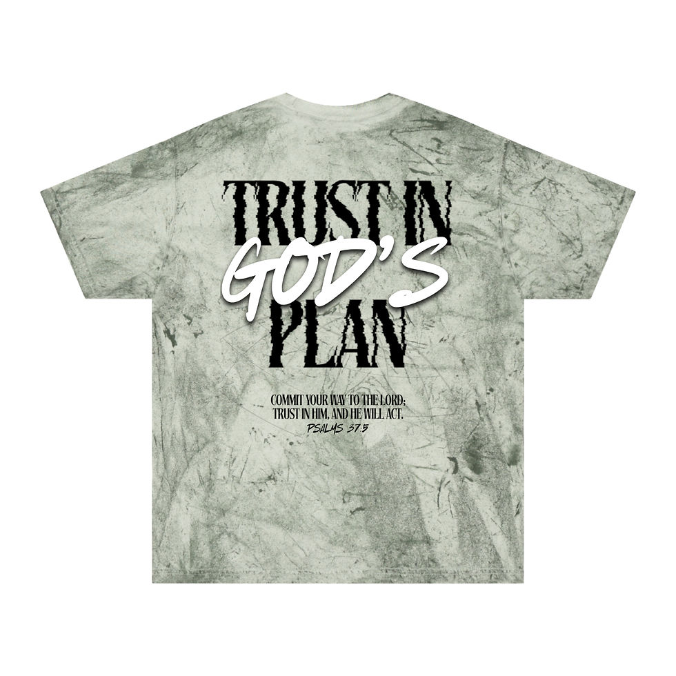 Thumbnail:  Trust in God's Plan Shirt Color Blast T-Shirt 