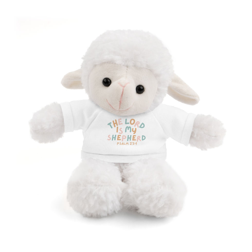 Thumbnail: Psalm 23:1 Stuffed Sheep